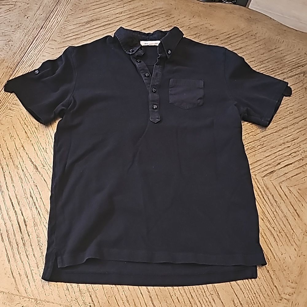 Black polo shirt size L heritage 1981